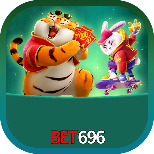 Imagem promocional da BET696 mostrando a plataforma e suas vantagens